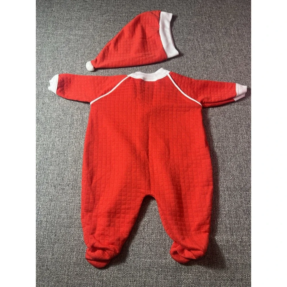 VINTAGE 1990'S BABYGRO INFANT BABY'S FIRST CHRISTMAS SLEEPWEAR‎ -0-3 Months
